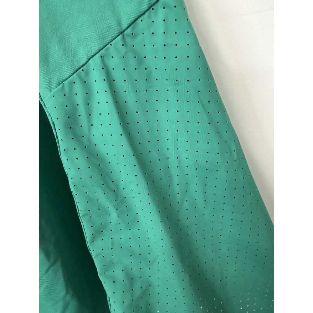 All in Motion Women's Extra Large Green Athletic Dress Tennis Golf Mini Zip Top - Picture 2 of 10